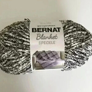 Bernat Blanket Speckle Yarn-Typewriter
